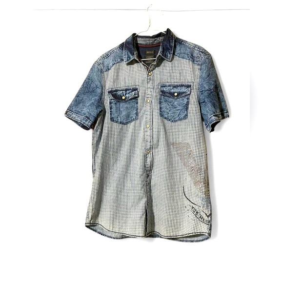 Buffalo David Bitton Other - Buffalo David Bitton Blue Casual Button Down Shirt